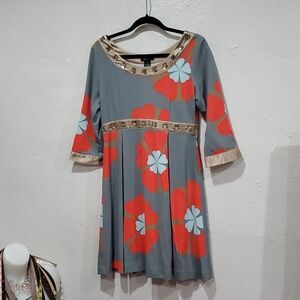 BCBGMaxAzria Dress in Cookie Grey Size M